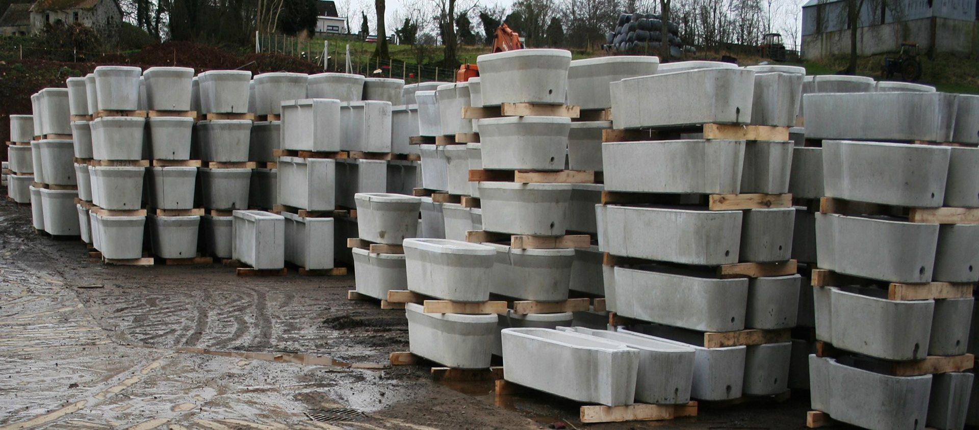 Concrete dog water best sale trough