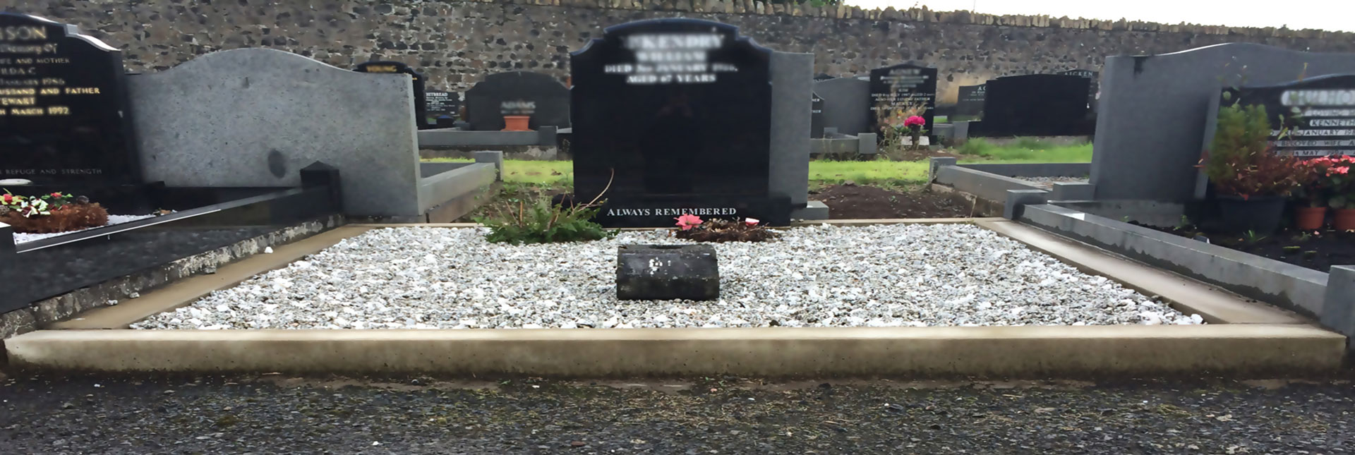 Concrete Graveyard Surrounds Concrete Specialists Moore Concrete